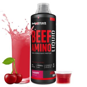 Hovedbilde Body Attack Beef Amino Liquid 1 liter, Cherry