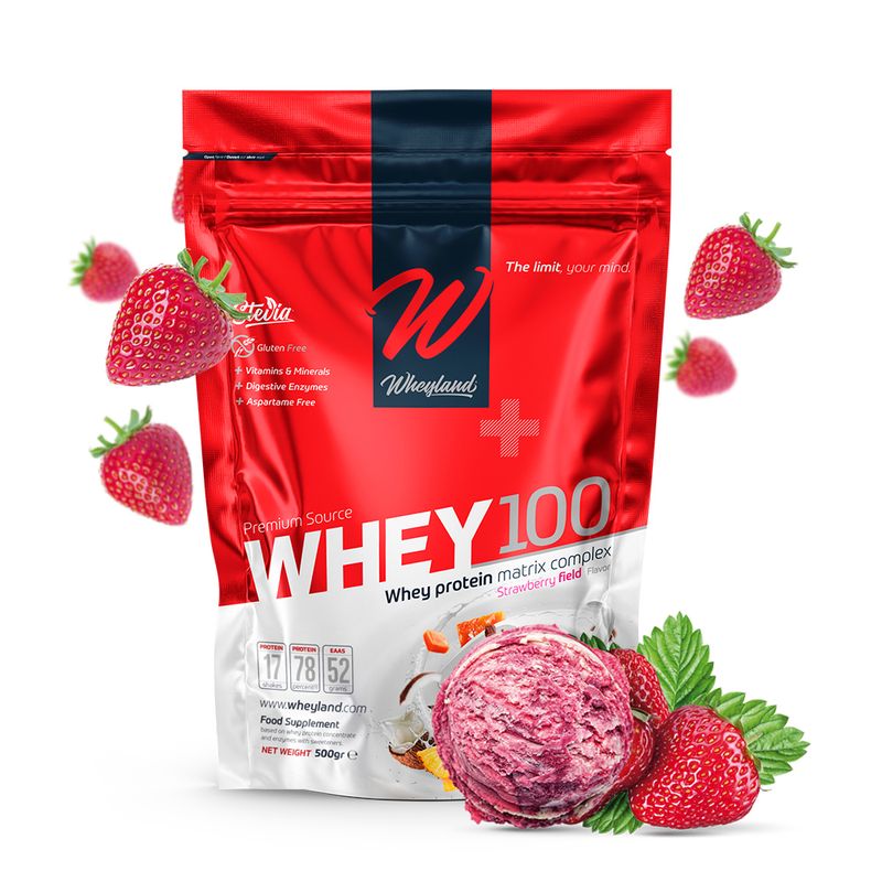 Wheyland - Whey 100 Strawberry Field 500g