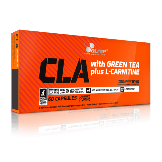 Hovedbilde Olimp CLA with Green Tea plus L-Carnitine 60 Kapsler