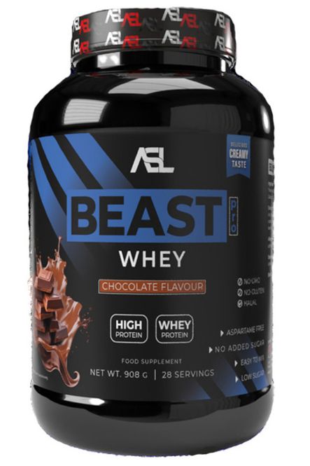 Hovedbilde ASL BEAST Whey Chocolate 908g