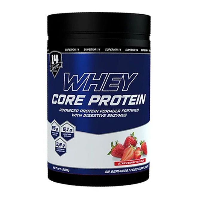 Hovedbilde Superior 14 Whey Core  908g Strawberry