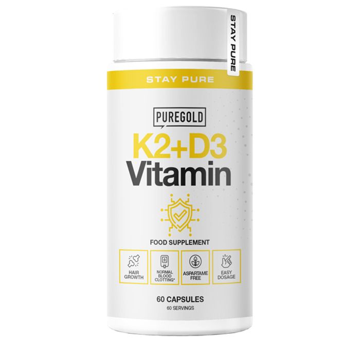 Hovedbilde Puregold Vitamin K2+D3 - 60 caps