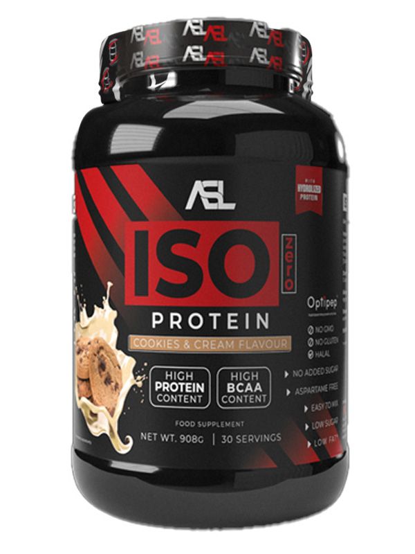 ASL Whey ISO Zero Protein Cookies & Cream 908g