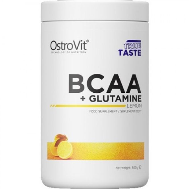 Hovedbilde OstroVit BCAA+Glutamine Lemon 500g